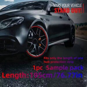 #627 Universal Wheel Protection Strip, ABS Hub Decorative Strip